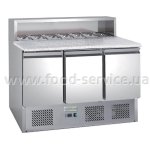 Стол холодильный саладетта трехдверный GoodFood GF-PS903-HC