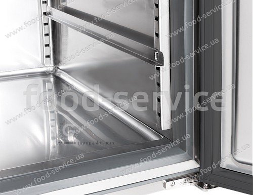 Холодильный стол для пиццы  POS147 с витриной AGS143E GGM Gastro