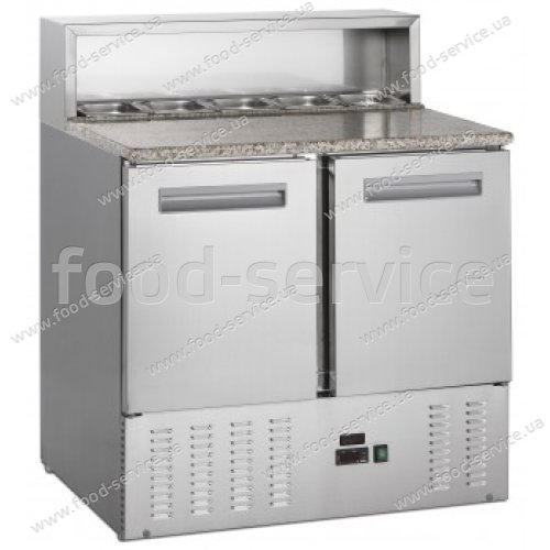 Стол для пиццы TEFCOLD AР20 с гранитной столешней и салат-баром 