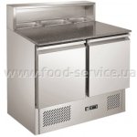Стол для пиццы Hendi 232859 с гранитной столешней и салат-баром 