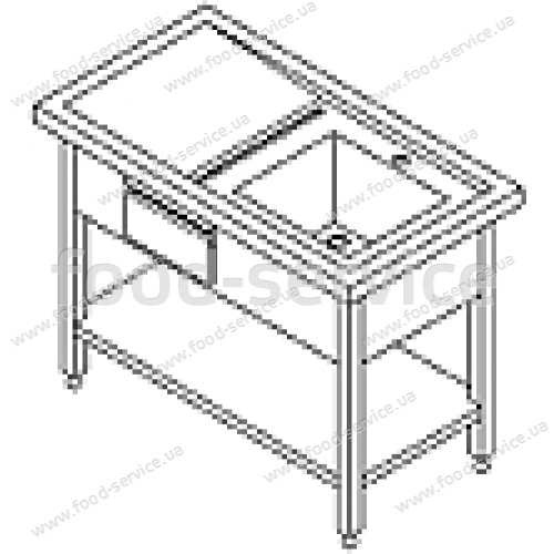 Стол для обработки рыбы 1,3