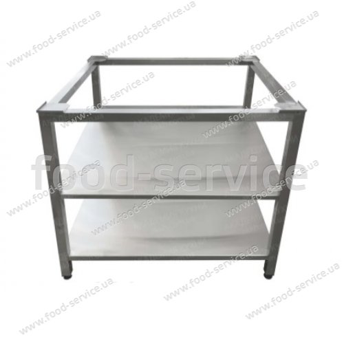 Каркас столу виробничого АК AISI-430 1500x700 з 2 полицями
