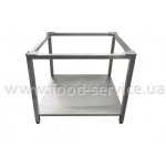 Каркас стола производственного АК AISI-430 1200x600 с 1 полкой