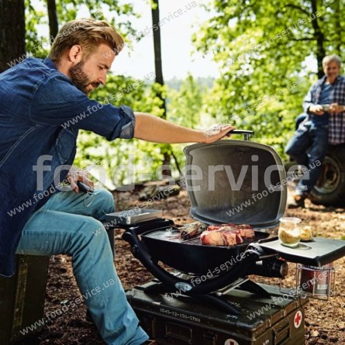 Газовий гриль барбекю переносний Weber Q-1200 black