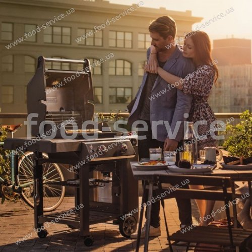 Газовий гриль барбекю Weber Genesis II E-210 GBS black
