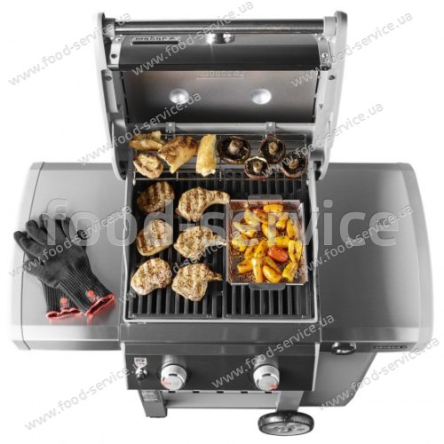 Газовий гриль барбекю Weber Genesis II E-210 GBS black