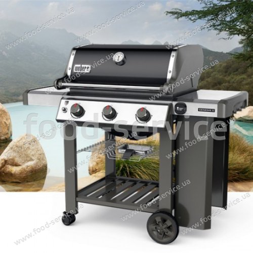 Газовий гриль барбекю Weber Genesis II E-310 GBS black