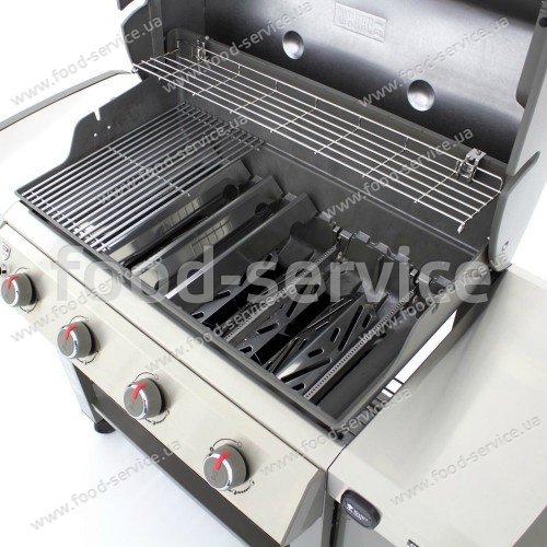 Газовий гриль барбекю Weber Genesis II E-410 GBS black
