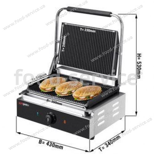 Гриль контактный GGMgastro KGJ442