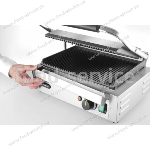 Гриль контактный Hendi 263655 (ребро/ребро)