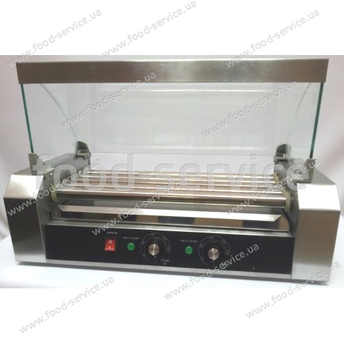 Роликовый гриль для сосисок RollGrill ET-R2-5 со стеклом