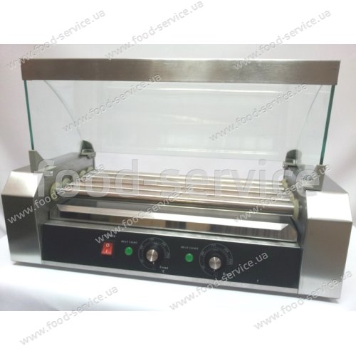 Роликовый гриль для сосисок RollGrill ET-R2-5 со стеклом