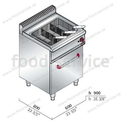Макароноварка Bertos E6CP6M