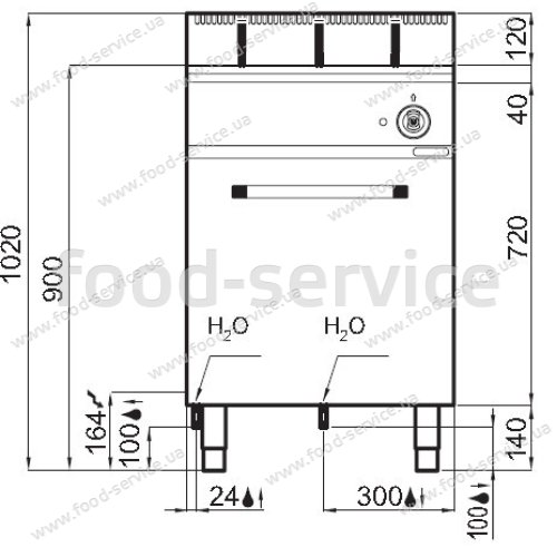 Макароноварка Bertos E6CP6M
