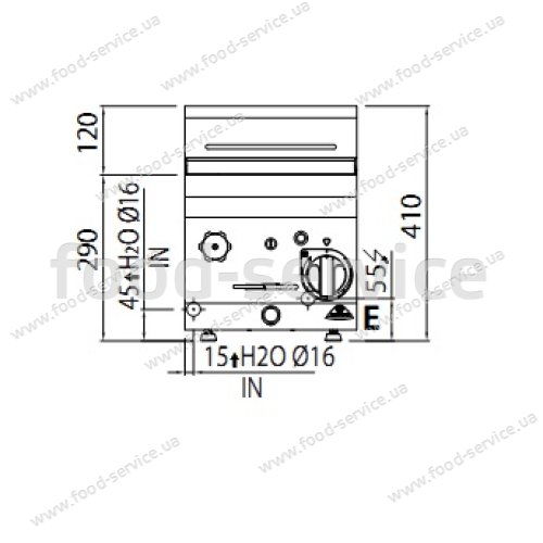 Макароноварка Bertos E6CP3B