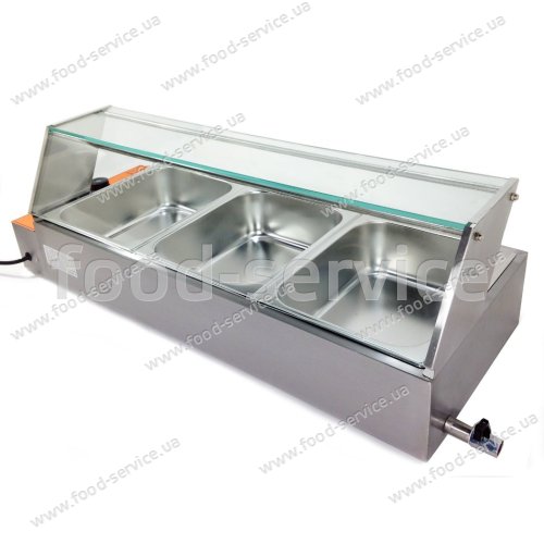 Марміт GoodFood BM3G GN 1/2 х h100 зі склом