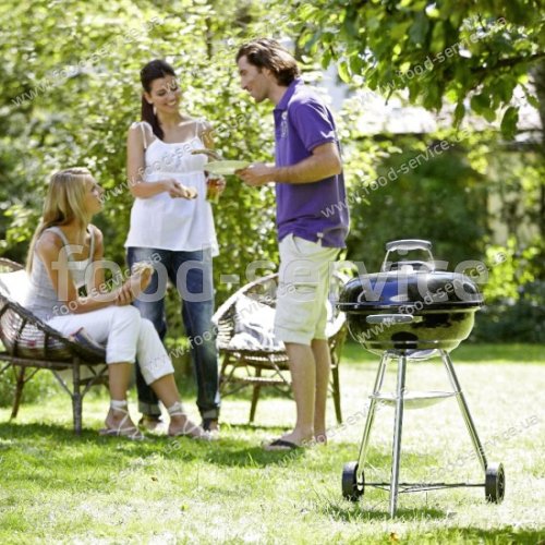 Гриль вугільний портативний Weber Compact Kettle 47 см black