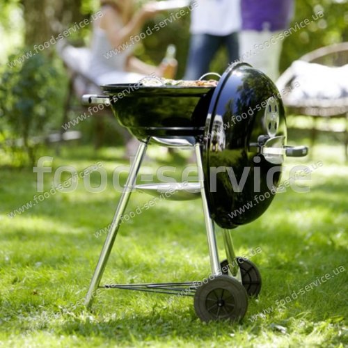Гриль вугільний портативний Weber Compact Kettle 47 см black