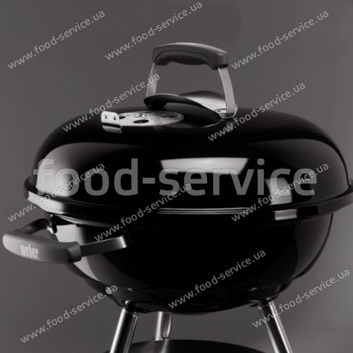 Гриль вугільний портативний Weber Compact Kettle 47 см black