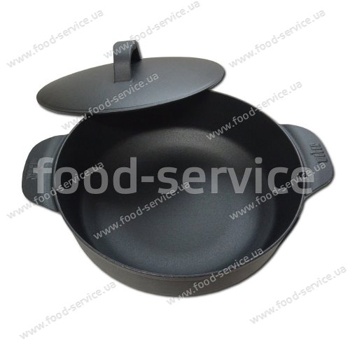 Жаровня чугунная с крышкой Gourmet BBQ System 8842