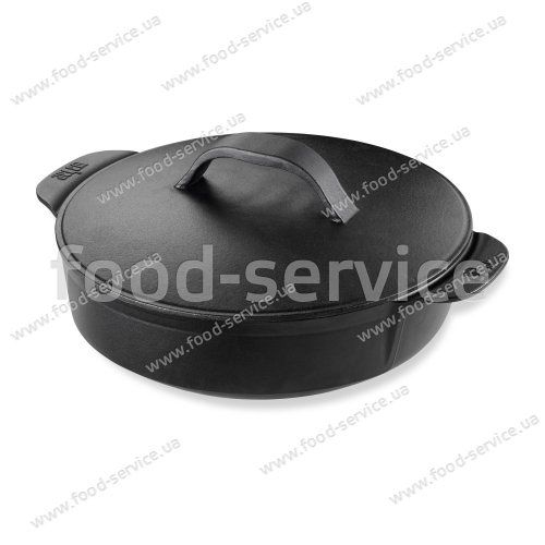 Жаровня чугунная с крышкой Gourmet BBQ System 8842