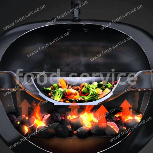 Сковорода вок с пароваркой и крышкой Gourmet BBQ System Weber 8856
