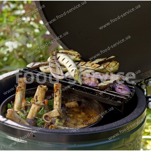 Напівкругла припіднята решітка HMRGM  для грилю Big Green Egg Medium