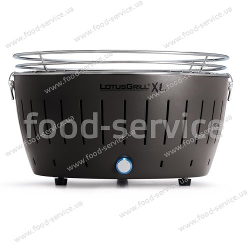 Бездимний гриль на деревному вугіллі LotusGrill XL сірий