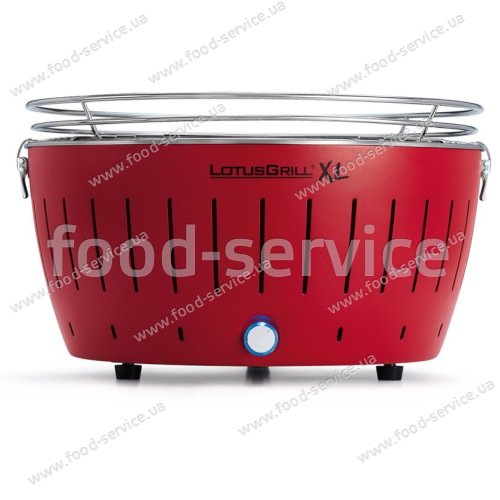 Бездимний гриль на деревному вугіллі LotusGrill XL червоний