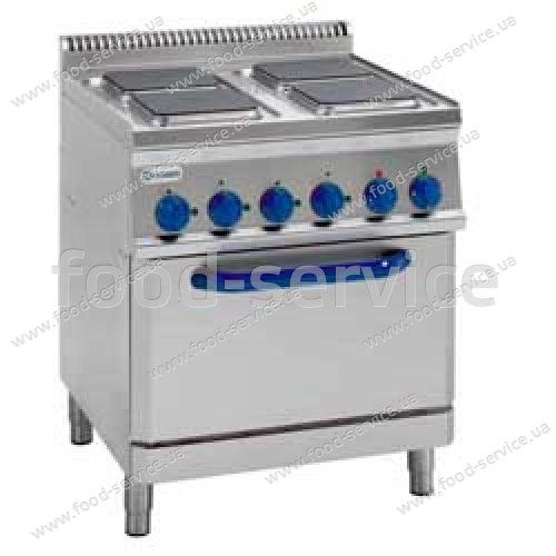 Плита 4 конфорочная с духовкой Tecnoinox PFS70E7