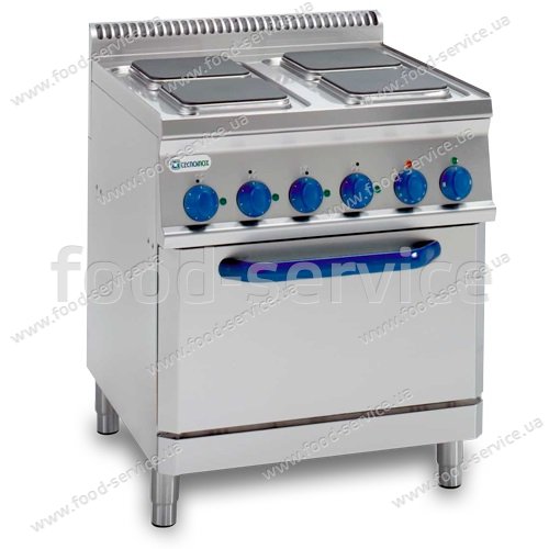 Плита 4 конфорочная с духовкой Tecnoinox PFS70E7