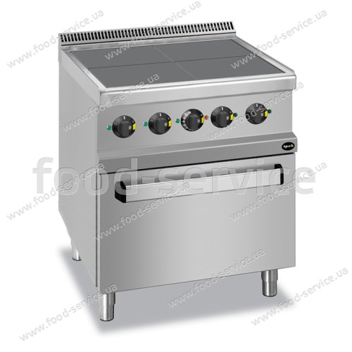 Плита 4 конфорочна з духовою шафою Apach APRE-77QFE