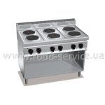 Плита электрическая 6-ти конфорочная Bertos E7P6M