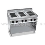 Плита электрическая 6-ти конфорочная Bertos E7PQ6M