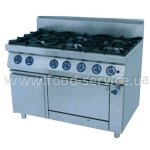 Плита газовая 6-конфорочная Kogast PS-T67/1-0