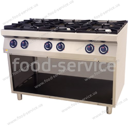 Плита газовая 6-конфорочная Kogast PS-T67/P