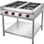 Плита газовая Remta CEJ40LZ промышленная напольная 4-х конфорочная баллон