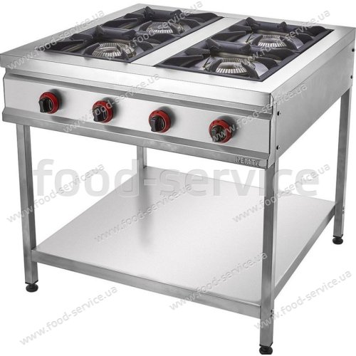 Плита газова Remta CEJ40LZ промислова підлогова 4-х конфоркова балон