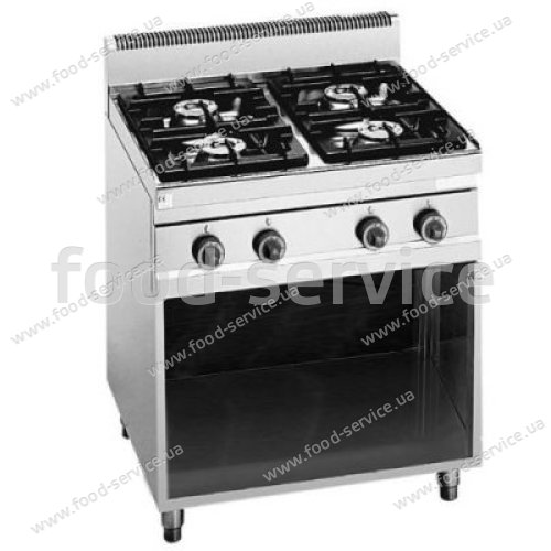 Плита газовая 4 конфорочная Bertos G6F4M