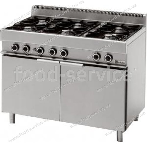 Плита газовая 6 конфорочная с духовкой MODULAR 65-110 CFGG