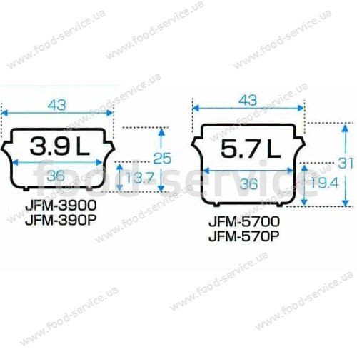Термос для рису TIGER JFM-390P 3,9 кг