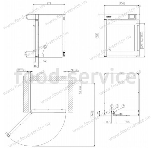 Теплова шава Unox XEEC1011EPR EVEREO 600