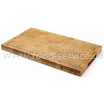 Сервировочная доска Hendi 505458 Oak 325x265x(H)30 дубовая торцевая
