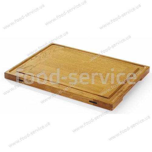 Сервировочная доска Hendi 505465 370x270x(H)20 дубовая