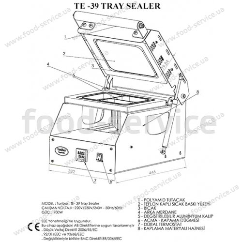 Термозапаєчна машина EASYPACK TE-39 gidapaketi трейсилер