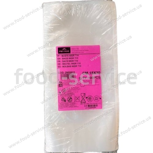 Вакуумні пакети гофровані 15x30 Petros 90мкм