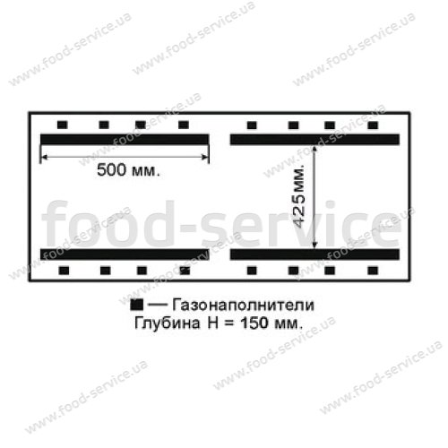 Упаковщик вакуумный DZQ500-2SB(Х5) параллельная запайка
