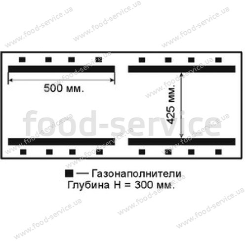 Упаковщик вакуумный DZQ500-2SB параллельная запайка