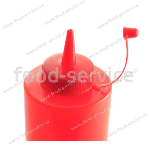 Дозатор для соусов 200 мл. HENDI желтый с колпачком
