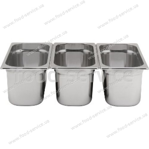 Гастроёмкость нержавеющая GN 1/3-40 (1,5 л.)